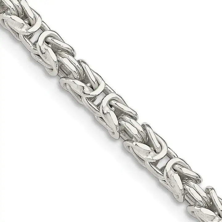Sterling Silver 3.25mm Byzantine Chain Necklace - Larson Jewelers