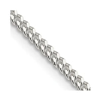 Sterling Silver 2mm Curb Chain Necklace