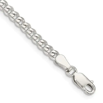 Sterling Silver 3.5mm Curb Chain Bracelet - Larson Jewelers