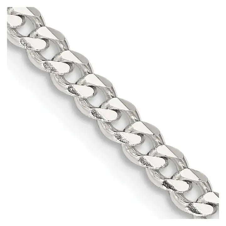 Sterling Silver 3.5mm Curb Chain Necklace - Larson Jewelers