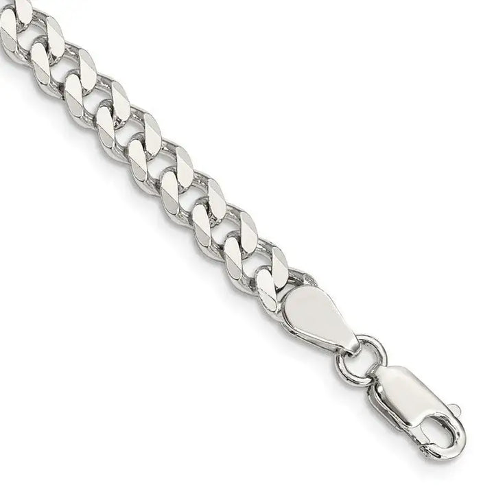 Sterling Silver 6mm Curb Chain Bracelet - Larson Jewelers