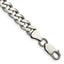 Sterling Silver Antiqued 7mm Curb Chain Bracelet
