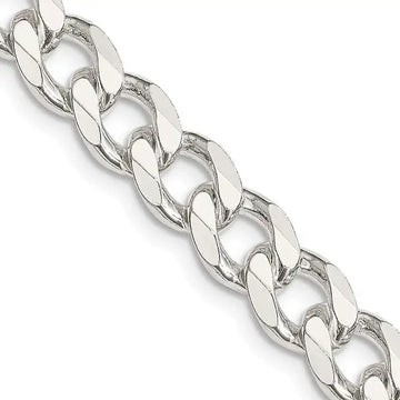 Sterling Silver 8mm Curb Chain Necklace - Larson Jewelers