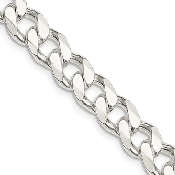 Sterling Silver 9mm Curb Chain Necklace - Larson Jewelers