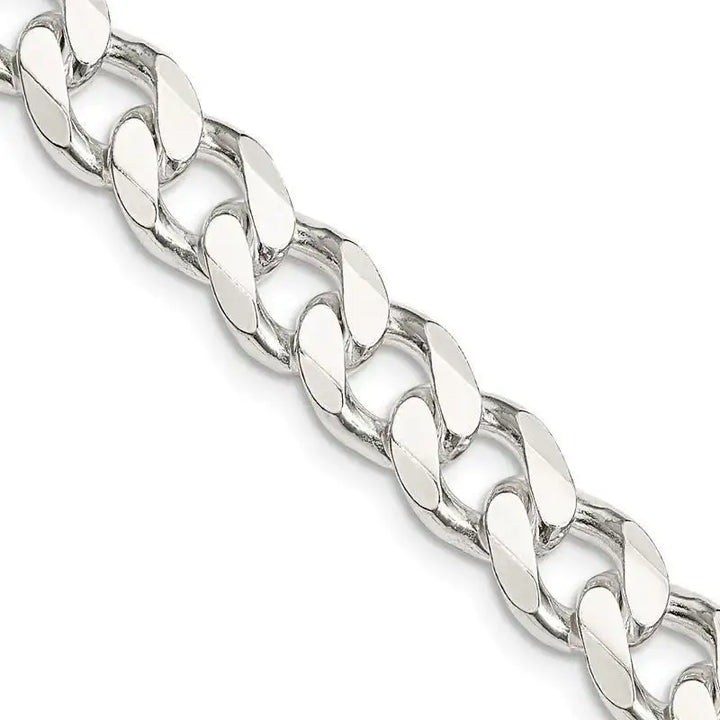 Sterling Silver 9mm Curb Chain Necklace - Larson Jewelers