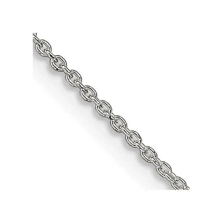 Sterling Silver 1mm Cable Chain Necklace w/4in ext. - Larson Jewelers