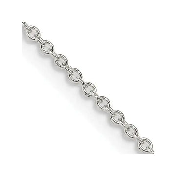 Sterling Silver 1.25mm Cable Chain Necklace w/4in ext. - Larson Jewelers