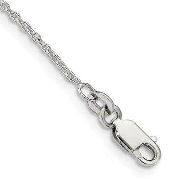 Sterling Silver 1.5mm Cable Chain Anklet - Larson Jewelers