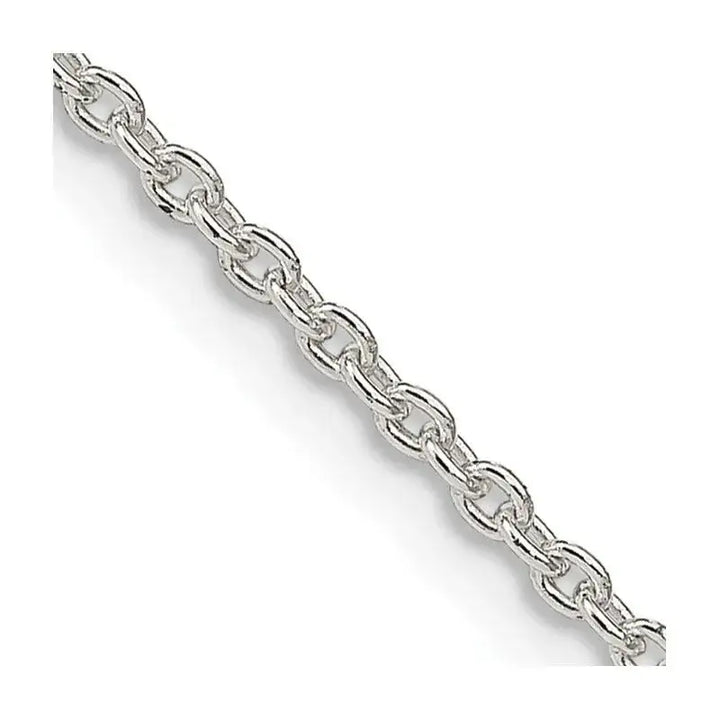 Sterling Silver/Gold Plated 1.95mm Cable Chain Necklace - Larson Jewelers