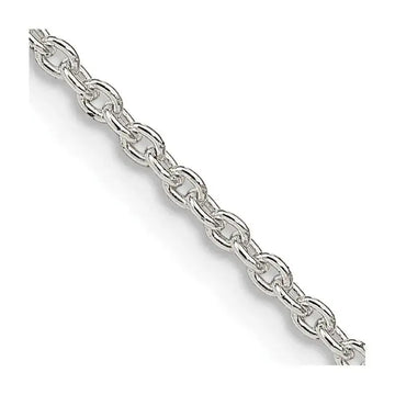 Sterling Silver 1.95mm Cable Chain Necklace w/4in ext. - Larson Jewelers