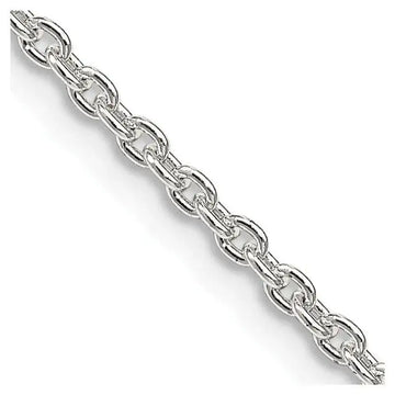 Sterling Silver 2.25mm Cable Chain Necklace - Larson Jewelers