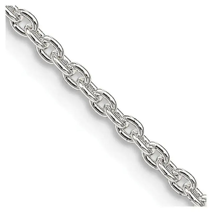 Sterling Silver 2.25mm Cable Chain Necklace - Larson Jewelers