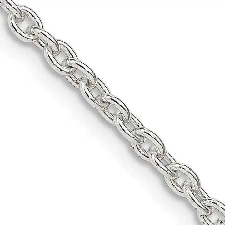 Sterling Silver 2.75mm Cable Chain Necklace - Larson Jewelers
