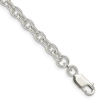 Sterling Silver 4.5mm Cable Chain Bracelet - Larson Jewelers