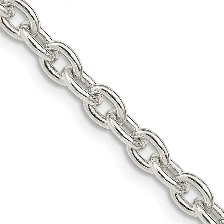 Sterling Silver 4.5mm Cable Chain Necklace - Larson Jewelers