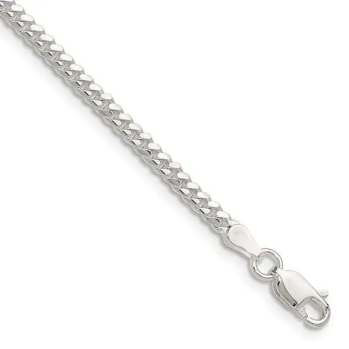 Sterling Silver Polished 2.9mm Domed Curb Chain Bracelet - Larson Jewelers