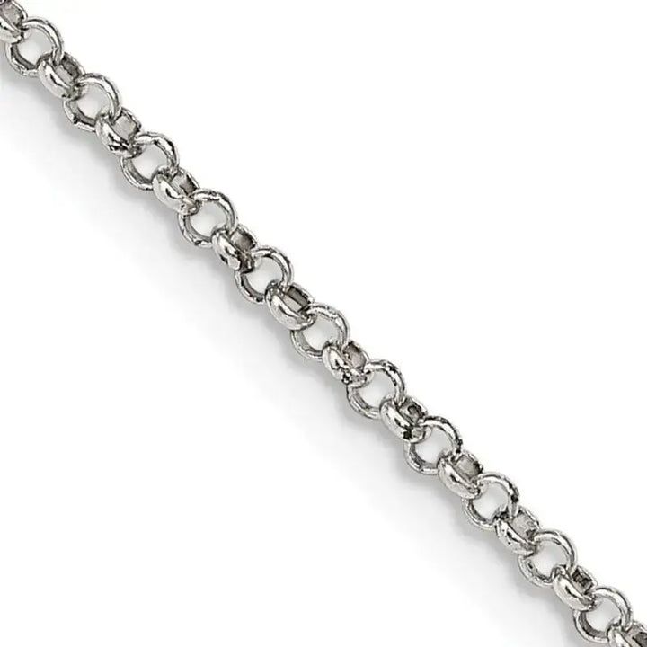 Sterling Silver 1.5mm Rolo Chain Necklace - Larson Jewelers