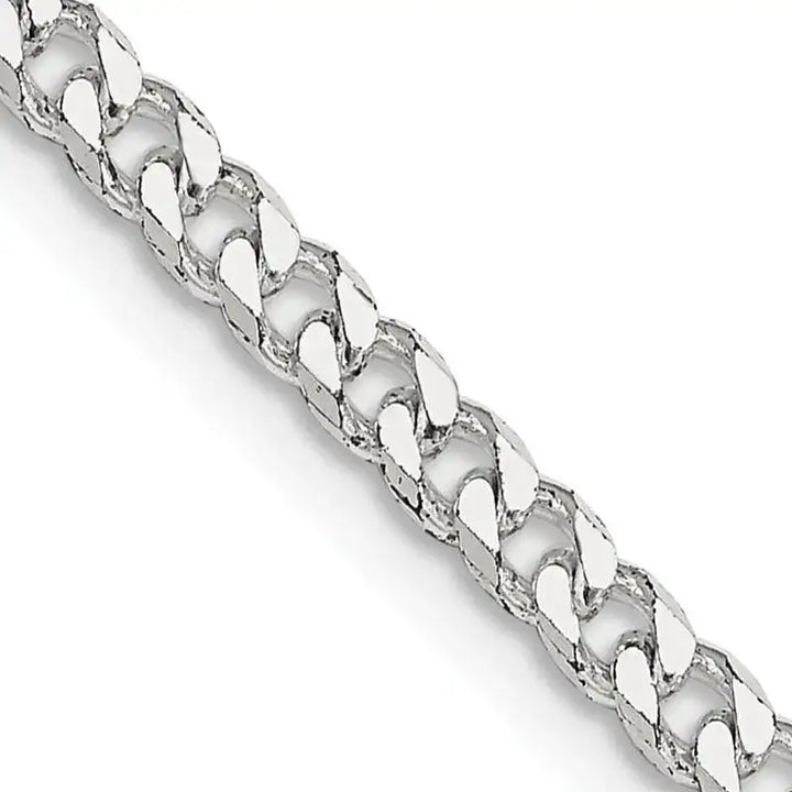 Sterling Silver Polished 3.15mm Curb Chain Necklace - Larson Jewelers