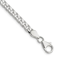 Bracelet chaîne gourmette polie en argent sterling de 5 mm