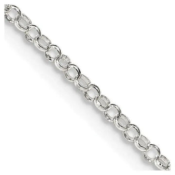 Sterling Silver 2mm Rolo Chain Necklace w/2in ext. - Larson Jewelers