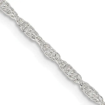 Sterling Silver 1.95mm Loose Rope Chain Necklace - Larson Jewelers