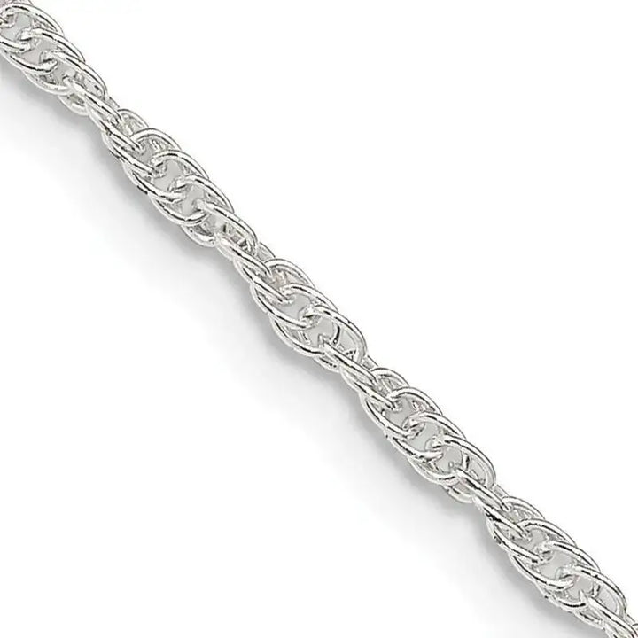 Sterling Silver 1.95mm Loose Rope Chain Necklace w/4in ext. - Larson Jewelers