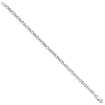 Sterling Silver 4mm Rolo Chain Bracelet - Larson Jewelers