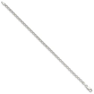 Sterling Silver 4mm Rolo Chain Bracelet - Larson Jewelers