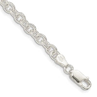 Bracelet chaîne rolo fantaisie en argent sterling de 4,55 mm