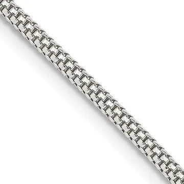 Sterling Silver 2mm Corona Chain Necklace - Larson Jewelers