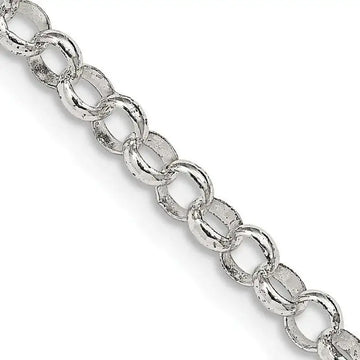 Sterling Silver 4mm Rolo Chain Necklace - Larson Jewelers