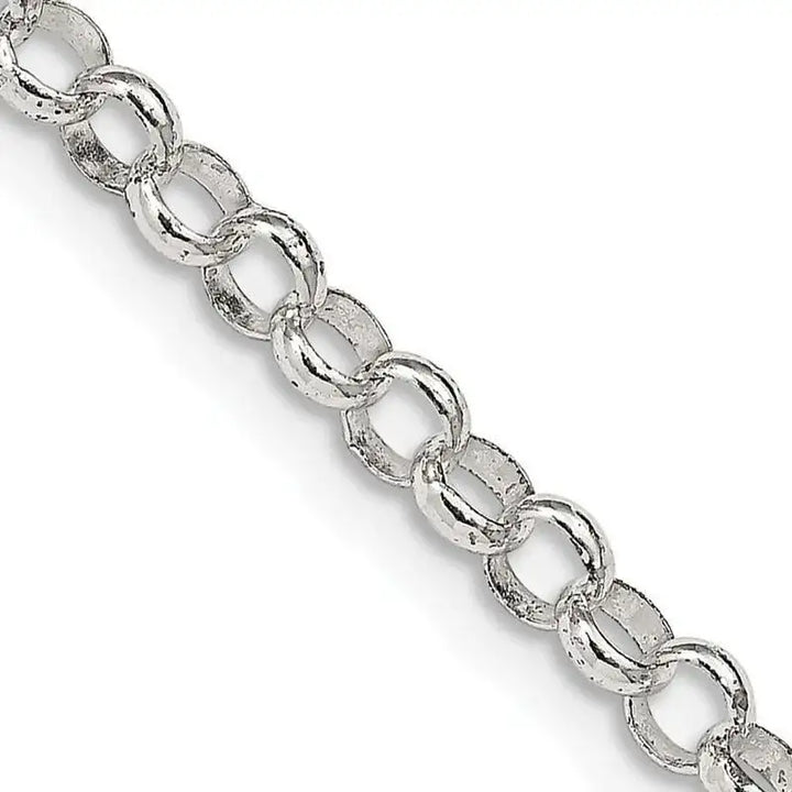 Sterling Silver 4mm Rolo Chain Necklace - Larson Jewelers