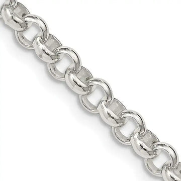 Sterling Silver 4.75mm Rolo Chain Necklace - Larson Jewelers