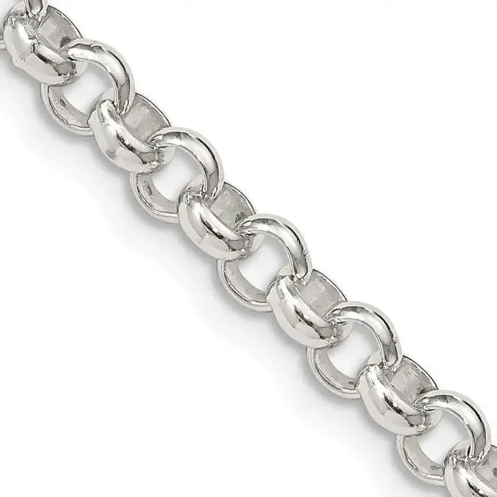 Sterling Silver 4.75mm Rolo Chain Necklace - Larson Jewelers