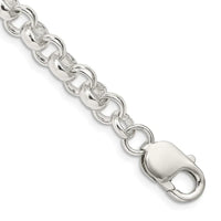Bracelet chaîne rolo en argent sterling de 6,75 mm