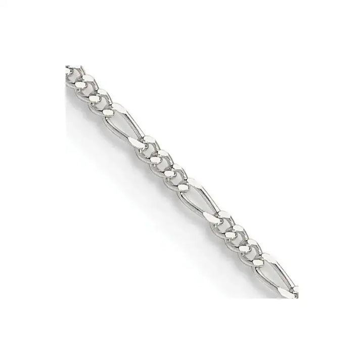 Sterling Silver 1.2mm Figaro Chain Necklace - Larson Jewelers