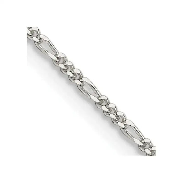 Sterling Silver 1.4mm Figaro Chain Necklace - Larson Jewelers