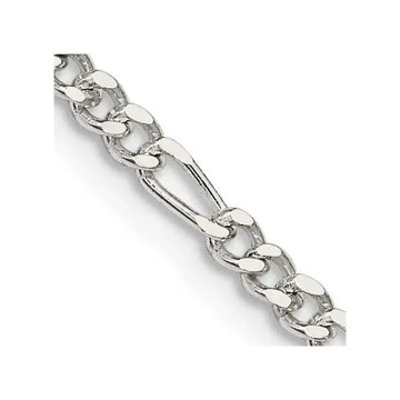 Sterling Silver 2.5mm Figaro Chain Necklace - Larson Jewelers
