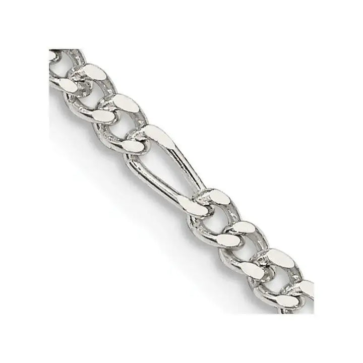 Sterling Silver 2.5mm Figaro Chain Necklace - Larson Jewelers