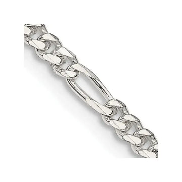 Sterling Silver 2.85mm Figaro Chain Necklace - Larson Jewelers