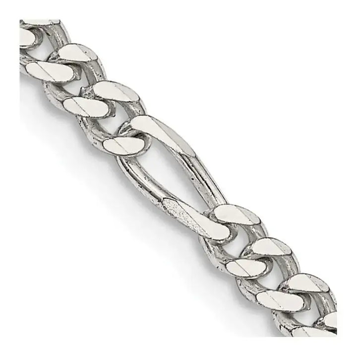 Sterling Silver 3.5mm Figaro Chain Necklace - Larson Jewelers