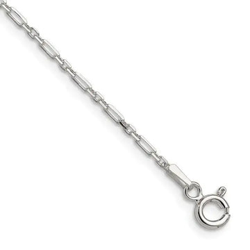 Sterling Silver D/C 1.75mm 3 Short Plus 1 Long Cable Link Chain Necklace - Larson Jewelers