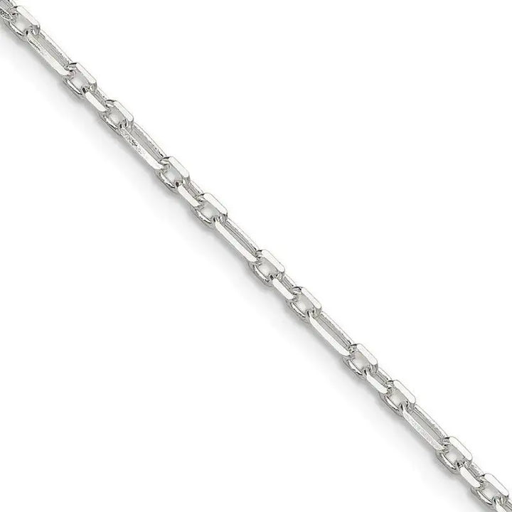 Sterling Silver D/C 2mm 3 Short Plus 1 Long Cable Link Chain Necklace - Larson Jewelers
