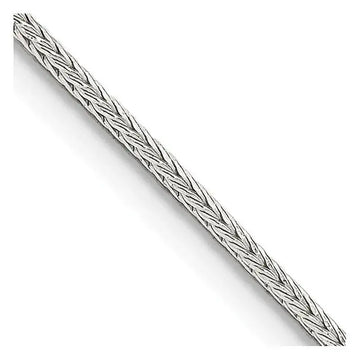 Sterling Silver 1.25mm Diamond-cut Round Franco Chain Necklace w/4in ext. - Larson Jewelers