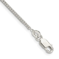 Sterling Silver 1.45mm Diamond-cut Round Franco Chain Bracelet