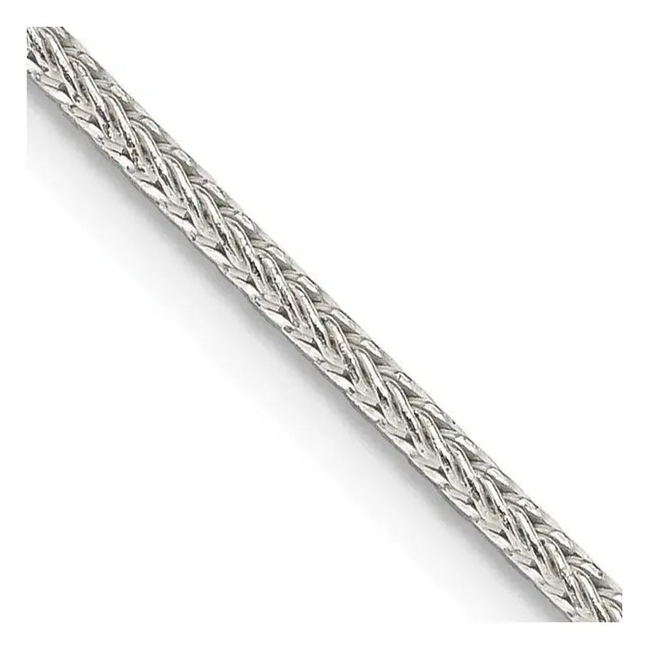 Sterling Silver 1.45mm Diamond-cut Round Franco Chain Necklace w/2in ext. - Larson Jewelers