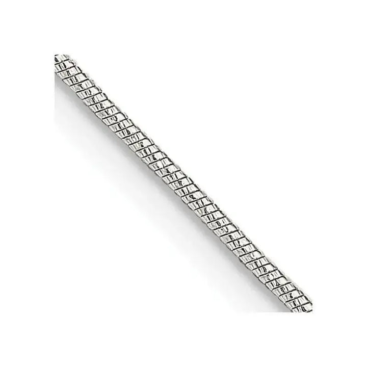 Sterling Silver 0.85mm Diamond-cut Snake Chain Necklace - Larson Jewelers