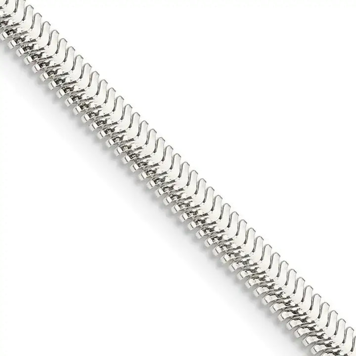 Sterling Silver 3.3mm Flat Oval Snake Chain Necklace - Larson Jewelers