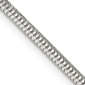 Sterling Silver 2.5mm Diamond-cut Snake Chain Necklace - Larson Jewelers