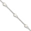Sterling Silver Heart Childs 5 Inch Plus 1 Inch Ext. Bracelet - Larson Jewelers